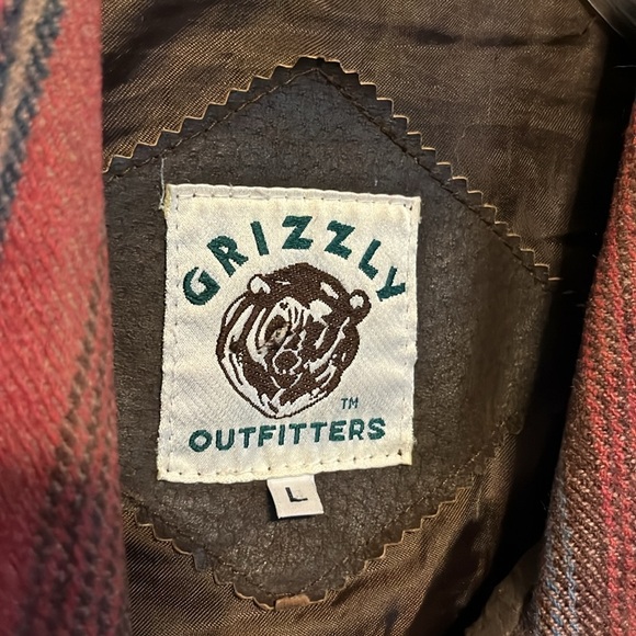 Vintage Grizzly Outfitters Wool Leather Bomber Jacket - Picture 5 of 12
